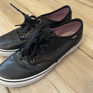 Vans old skool leather shoes size 9.5